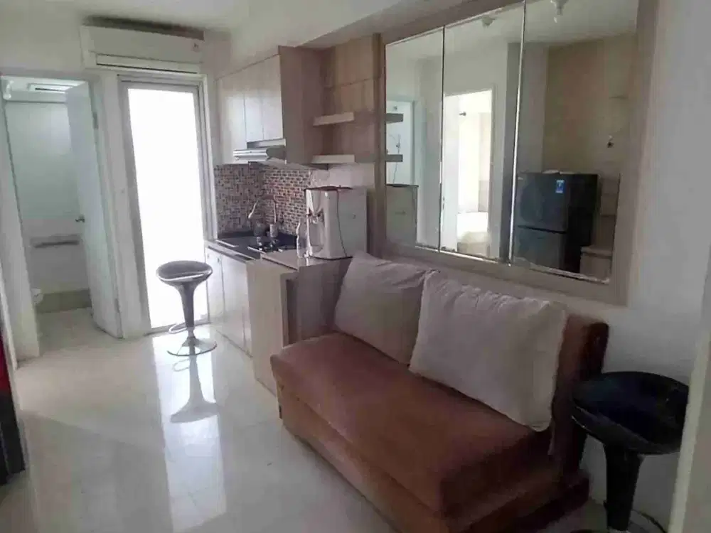 termurah jual 2 br furnish siap huni siap investasi tower edelweis view kota