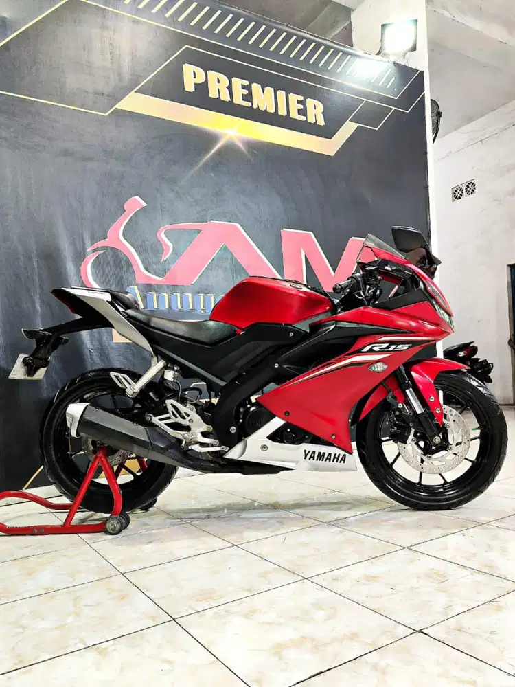 Yamaha All New R15 VVA V3 TH 2018 merah doff super joss