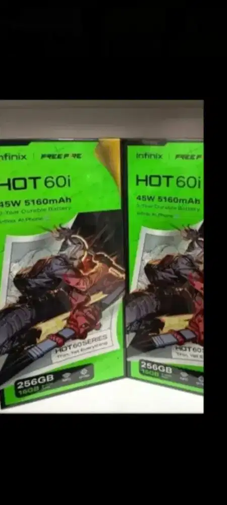 Infinix hot 60i ram 8gb 256gb dan6/128 garansi resmi