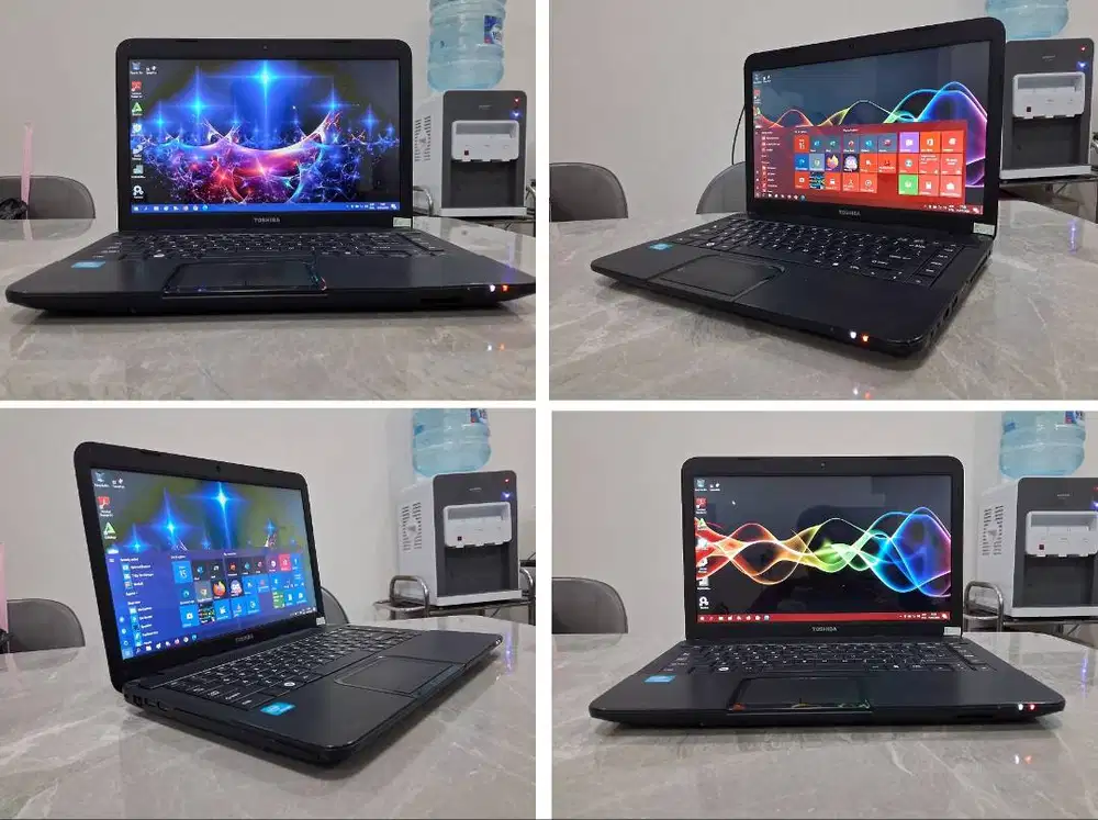 Laptop Mulus SLIM CPU 1000M 14in 4GB SSD ReadyUp Baterai Kuat