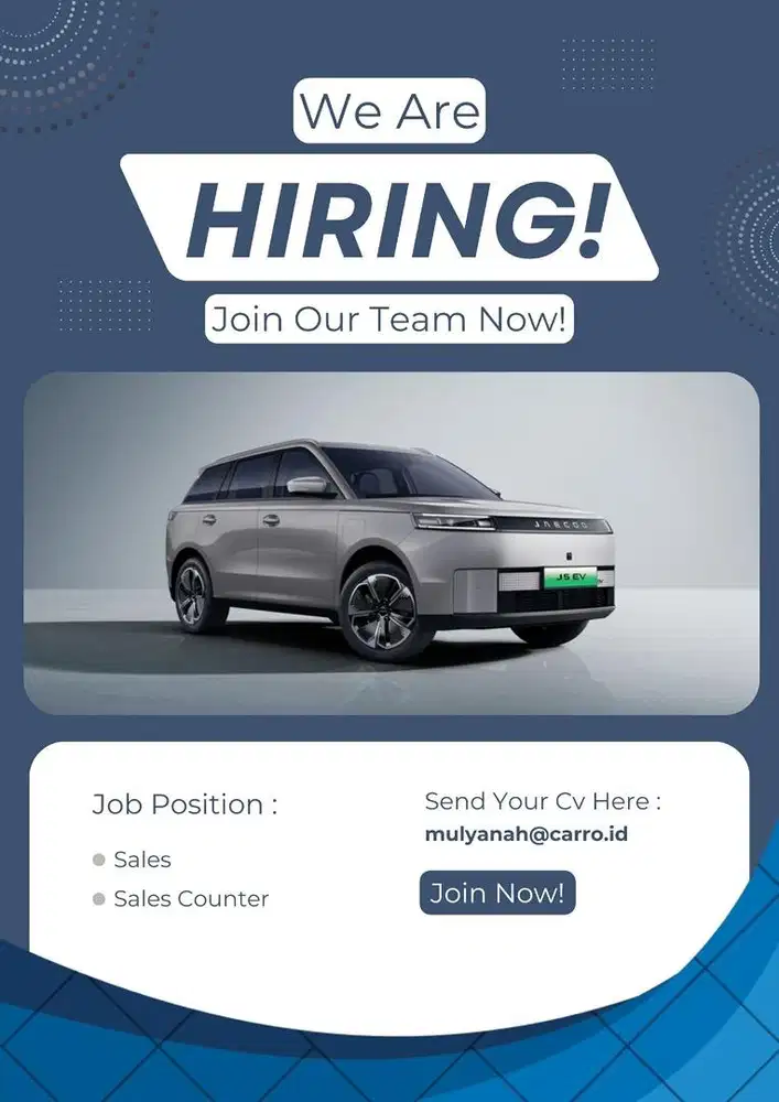 Urgent for Sales Jaecoo