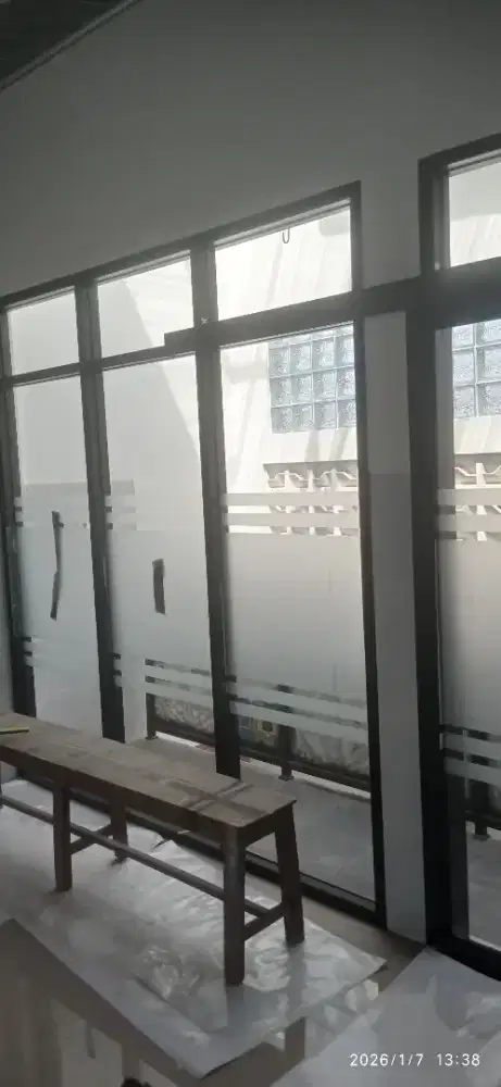 Aneka sticker sandblasting & kaca film oneway riben cermin tolak panas