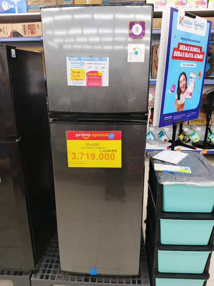 KULKAS 2 PINTU SHARP