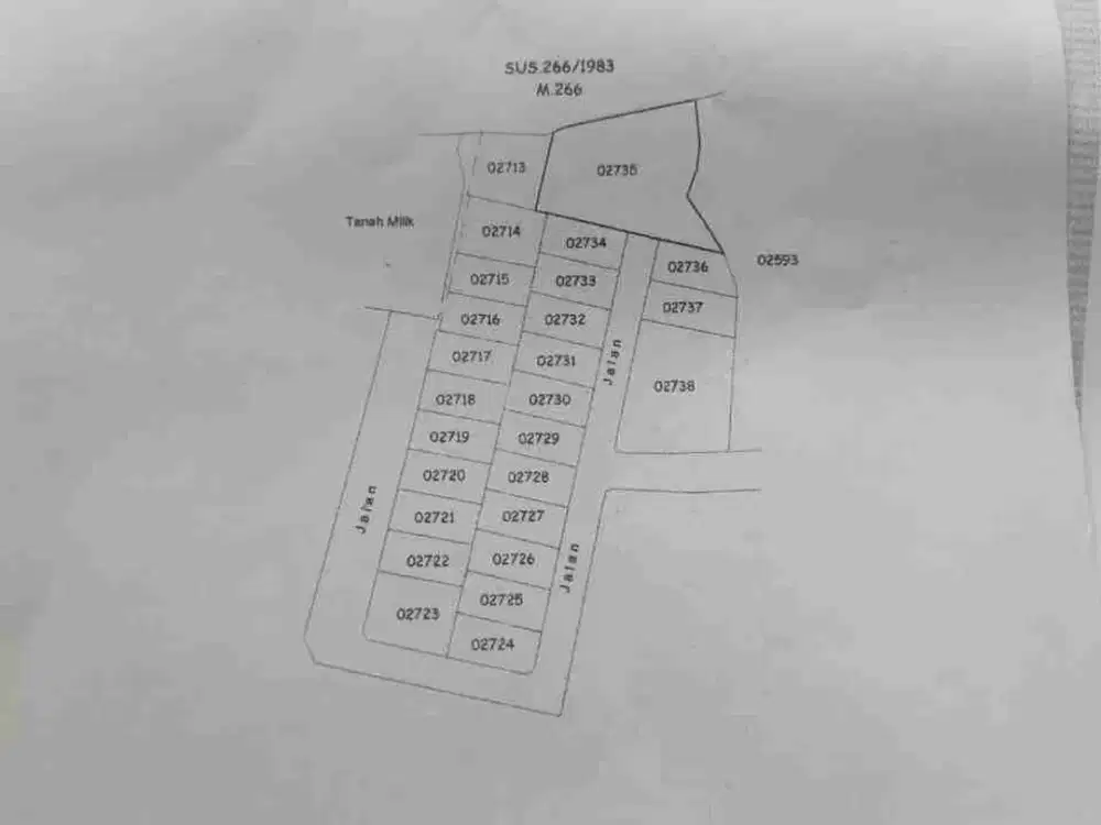 dijual tanah 5,4 are IDR 250 juta per are dekat RS sanjiwani Gianyar Bali