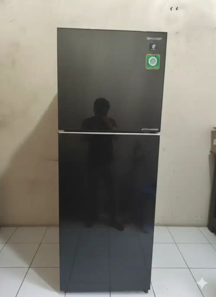 Kulkas Sharp 2 Pintu 350 L – SJ-426GI-MK/BL (Hitam)