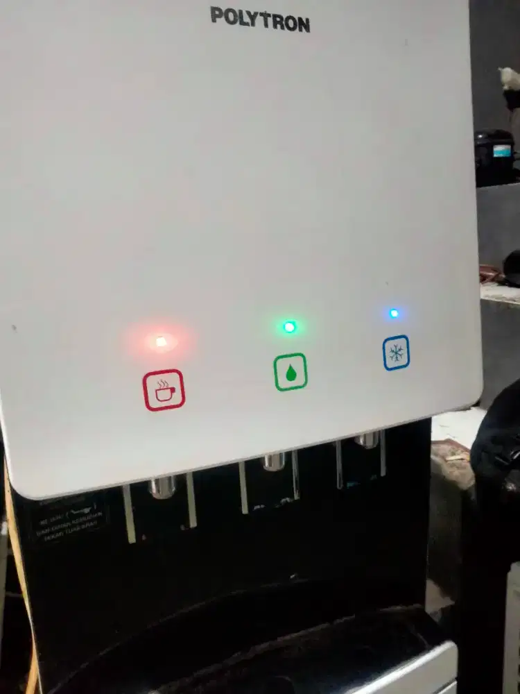 Dispenser Polytron galon bawah normal semua