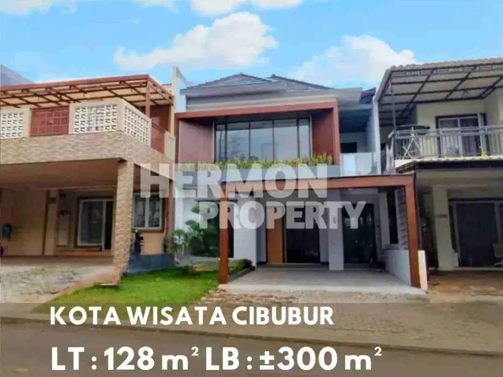 Rumah Modern Minimalis Baru Renovasi cantik di Kota wisata , Cibubur