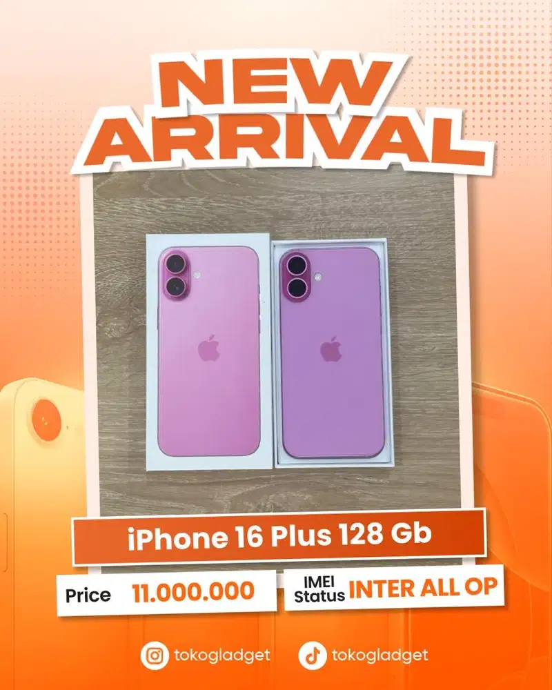 iPhone 16 Plus 128 Gb ex INTER ALL OPERATOR