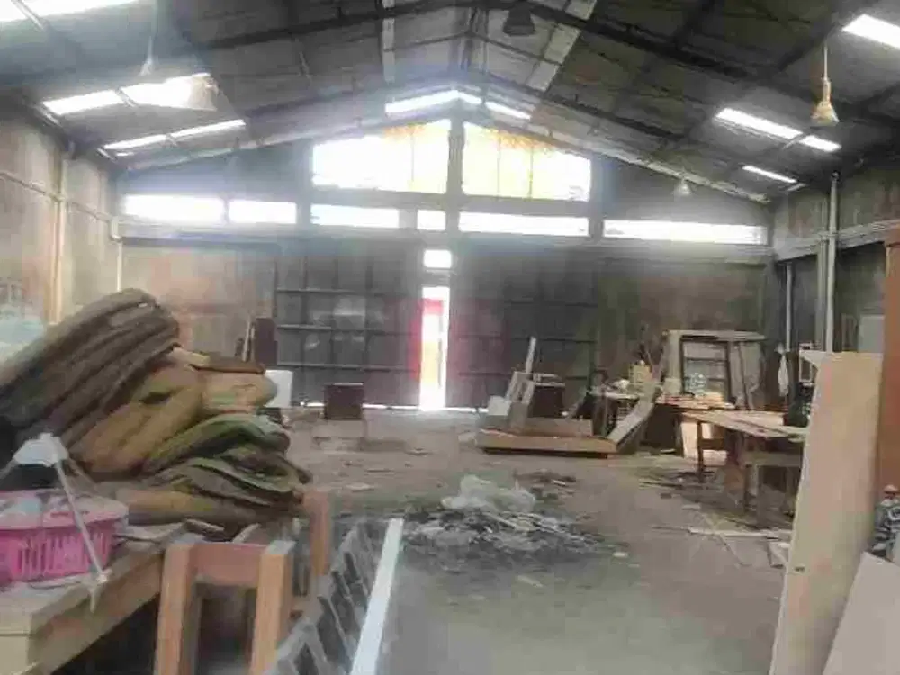 Gudang murah siap pakai LT 500 SHM dekat akses tol Lingkar luar bekas barat becak kayu