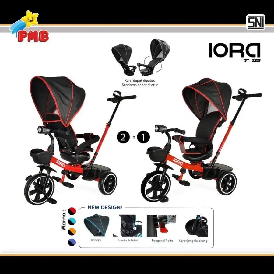 Preloved sepeda anak merk iqra T18 kondisi masih bagus