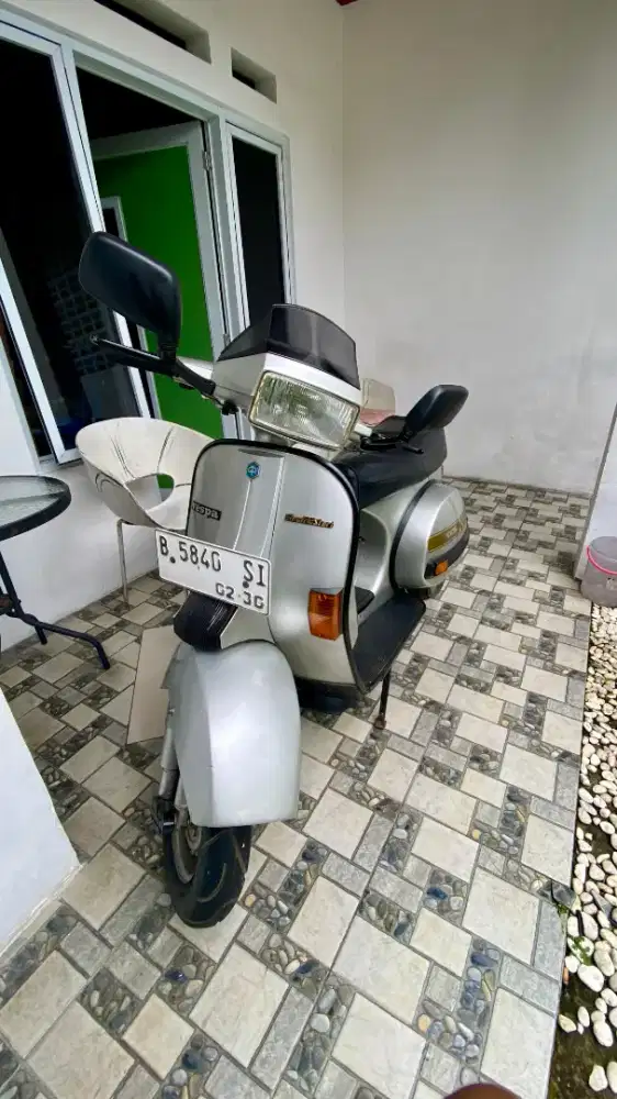 Vespa Excel Tahun 2000 Plat B Pajak Hidup