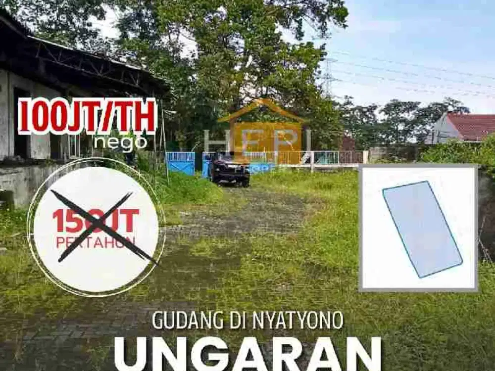 Di Sewakan Gudang Cantik di Ungaran Semarang
