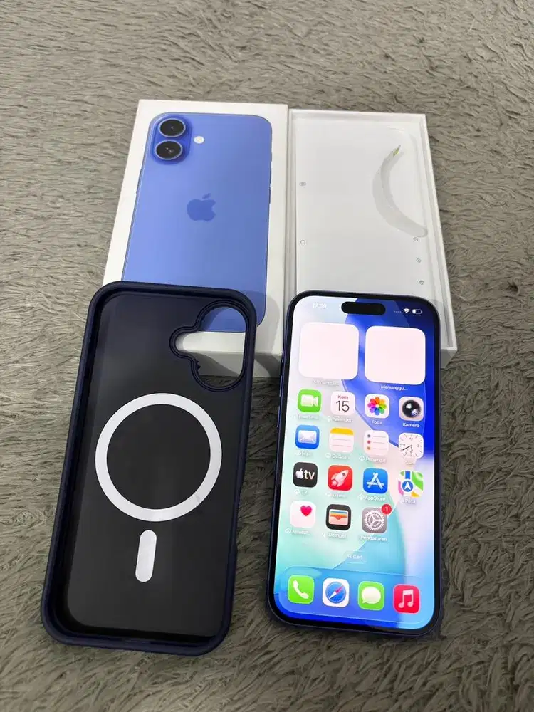 Iphone 16 128gb Ultramarine IBOX Garansi On Januari 2027