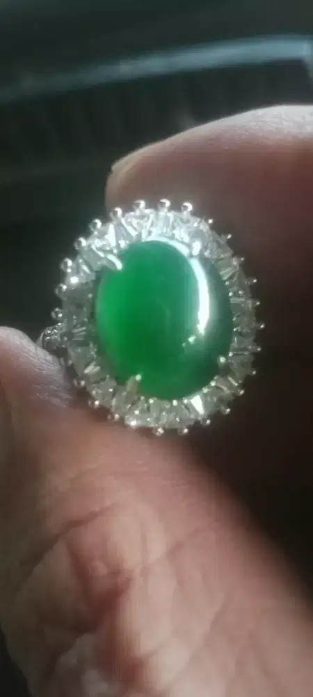 Jadeite jade giok Burma warna imperial type A memo