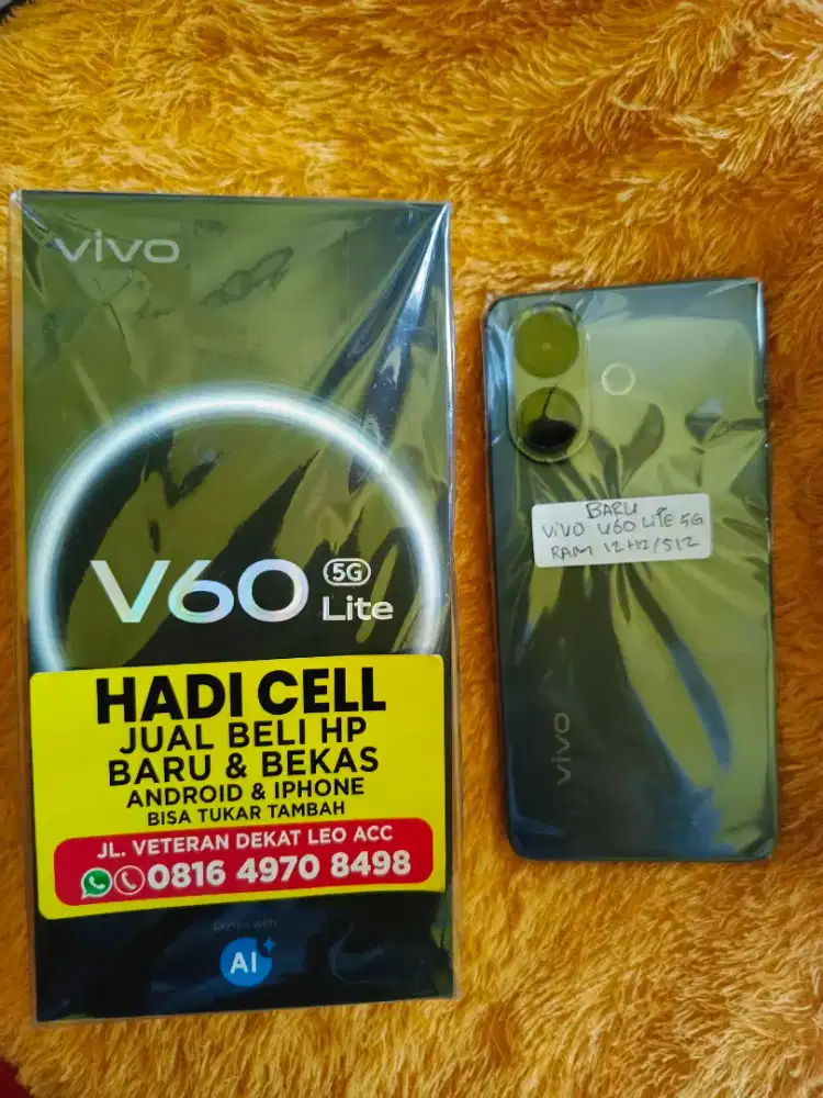 Vivo v60 lite 5g ram 12/512 Baru buka kotak