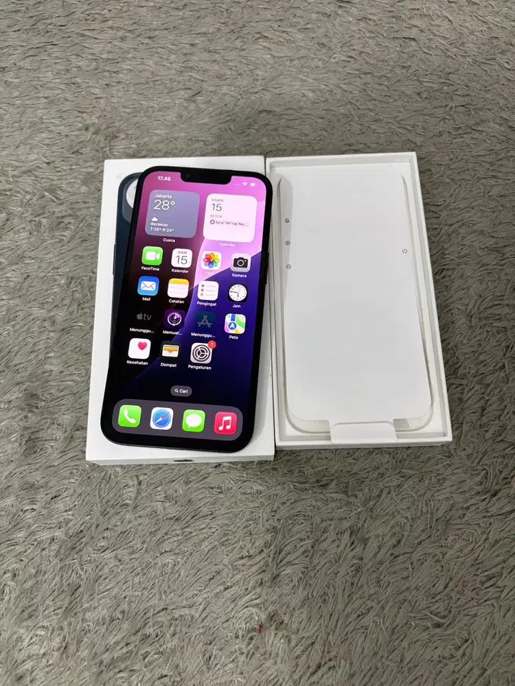 Iphone 13 128gb Black IBOX Garansi On Maret 2026