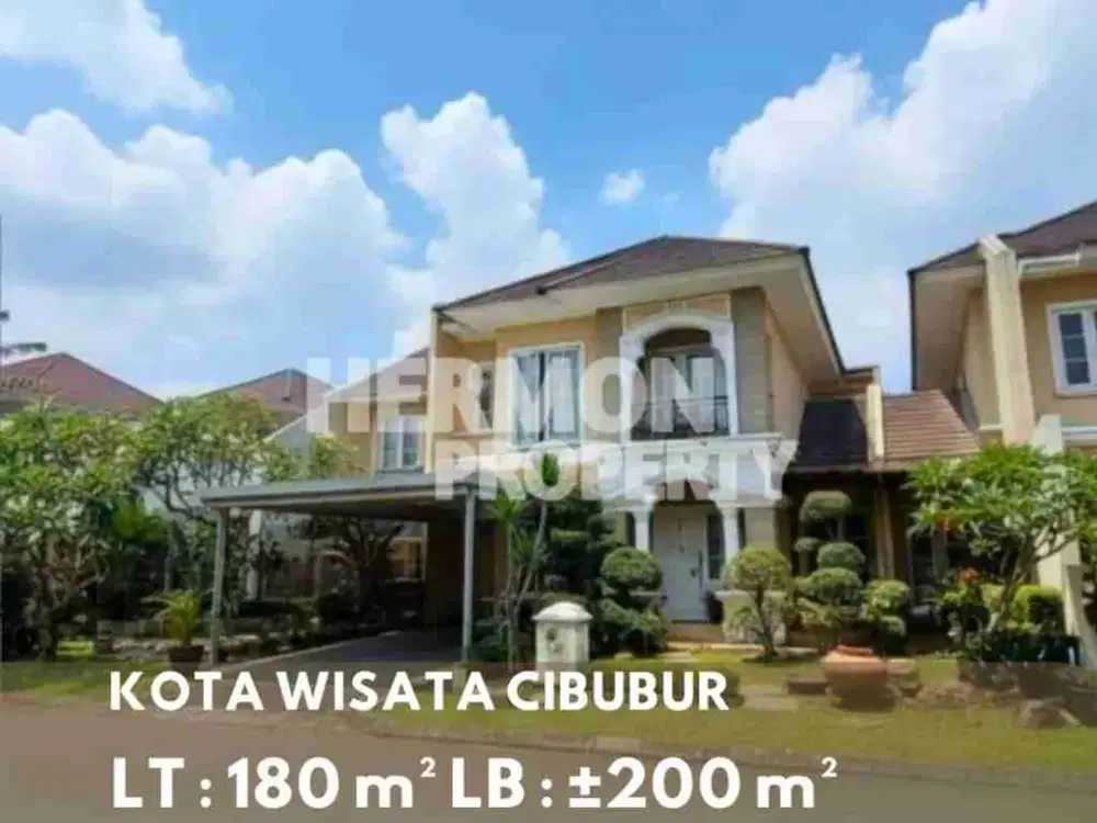Dijual Rumah Cantik Luas Tanah besar siap huni - Harga Miring di Kota wisata Cibubur