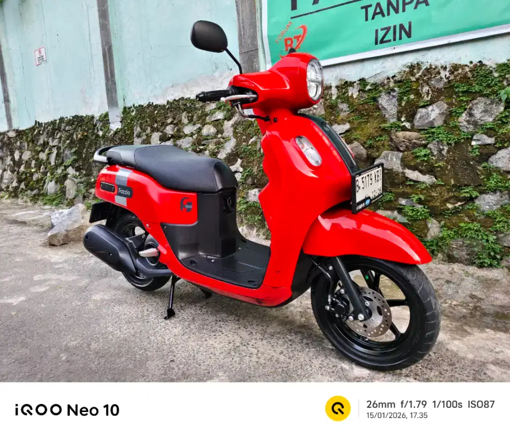 LOW KM !! YAMAHA FAZZIO 125 HYBRID 2023 ISS GRES FULL STANDART TERAWAT