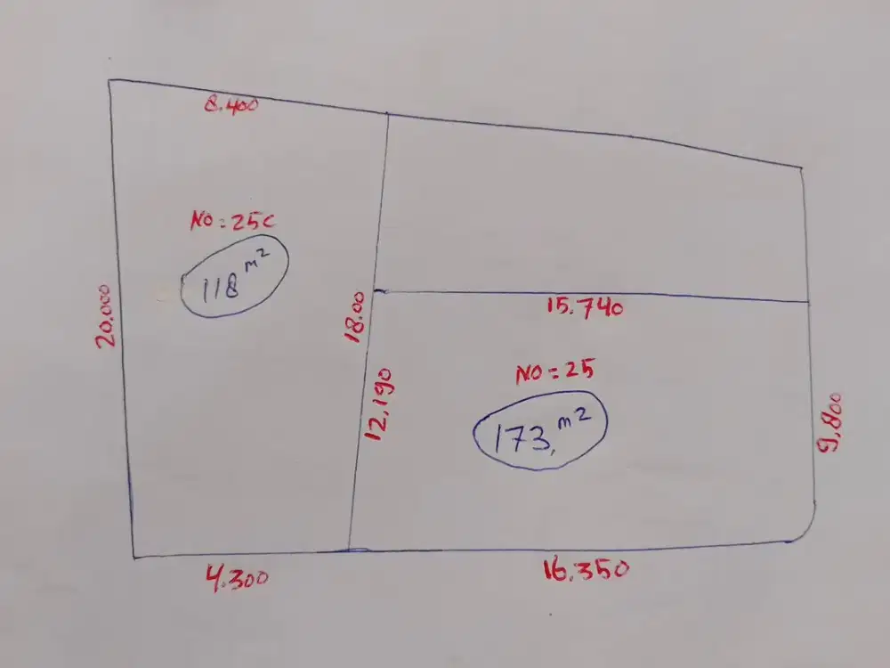 Dijual Tanah perumahan jalan besar di Cempaka Putih Barat 26