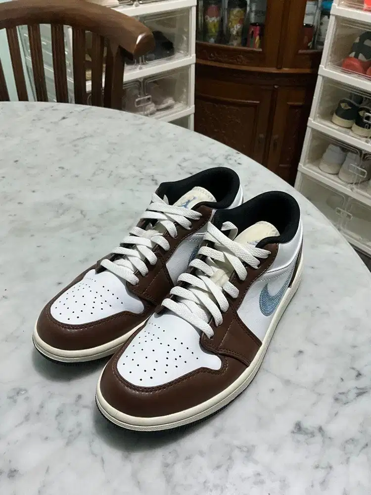 Air Jordan 1 Low Blue/Mocha [42]