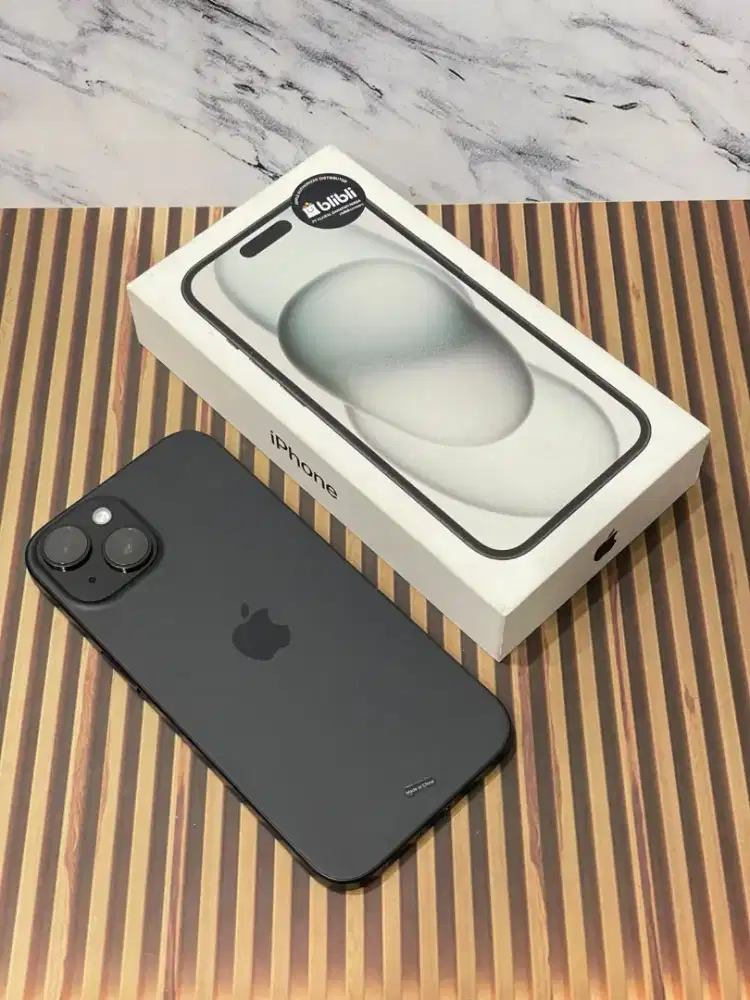 IPHONE 15 128 HITAM IBOX SECOND MULUS
