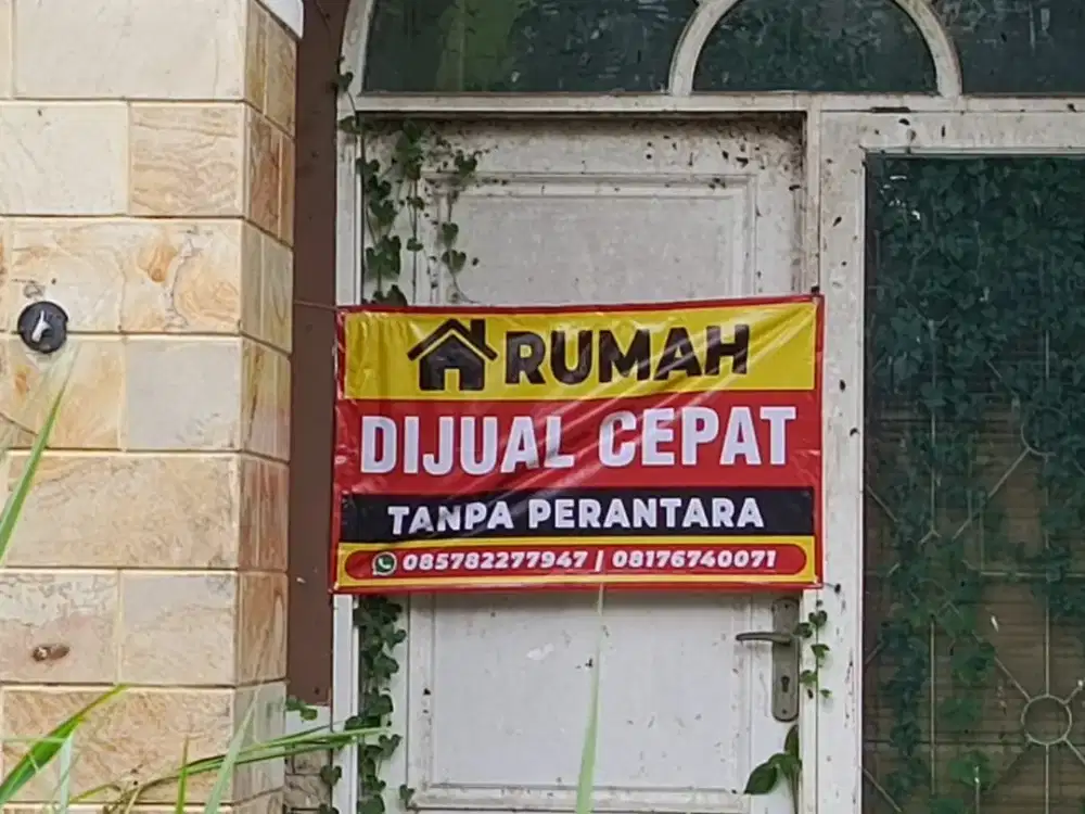 DIJUAL RUMAH 2 LANTAI KONDISI SEPERTI DI POTO KARENA TIDAK DI ISI