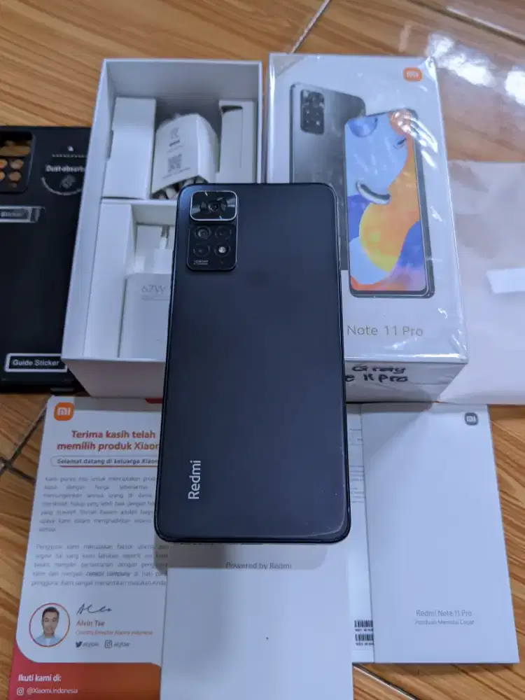 Redmi Note 11 Pro Nfc 6+6/128 Fullset Ori