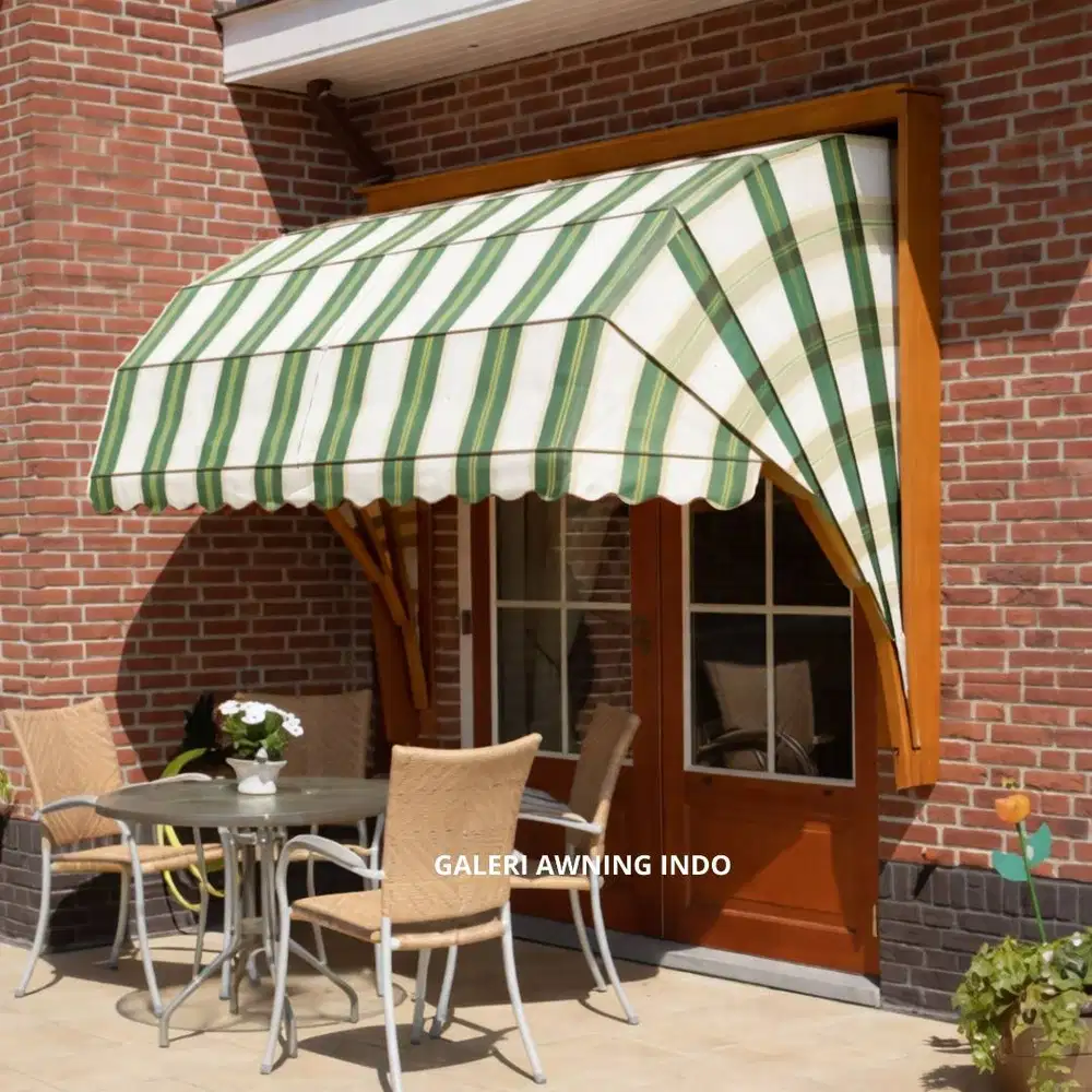 Kanopi Kain Awning | Tahan Panas Hujan | Custom Warna