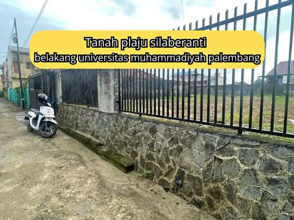 jual tanah jl silaberanti plaju dekat kampus ump