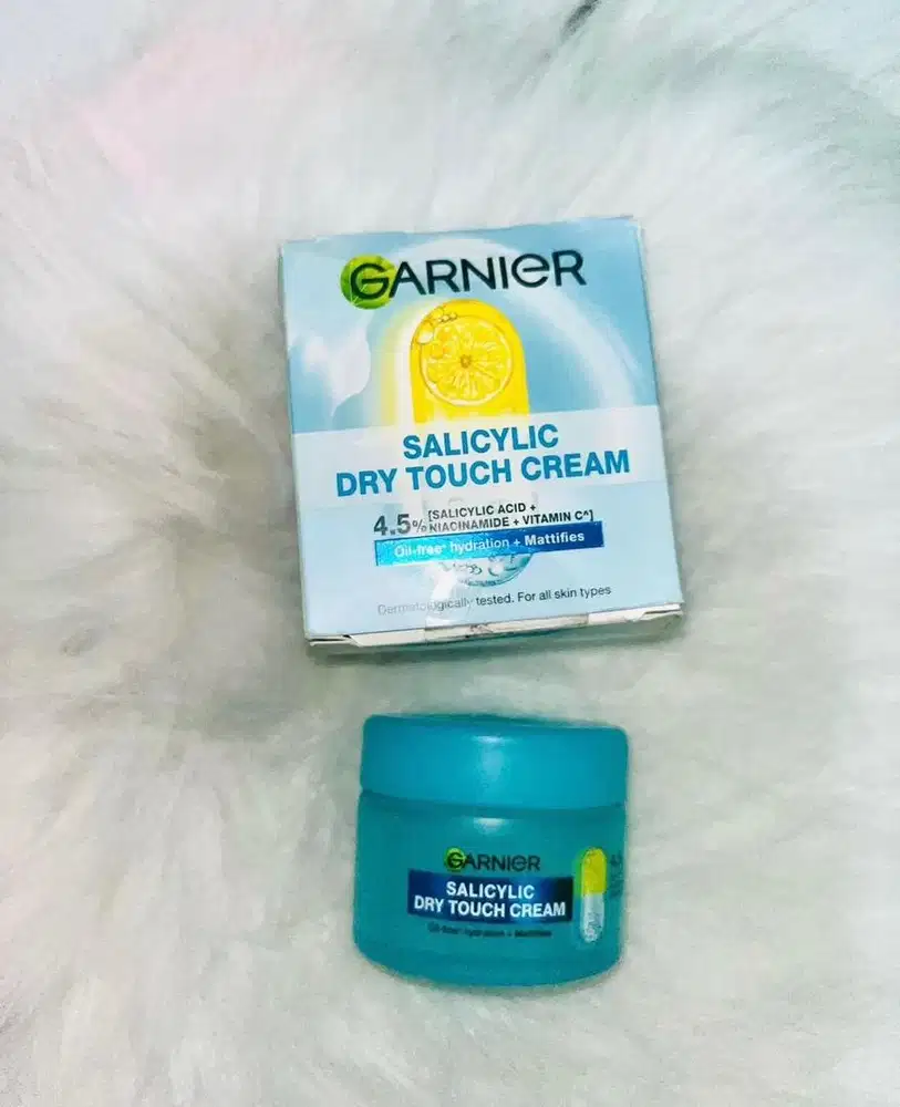 garnier dry touch cream salicylic