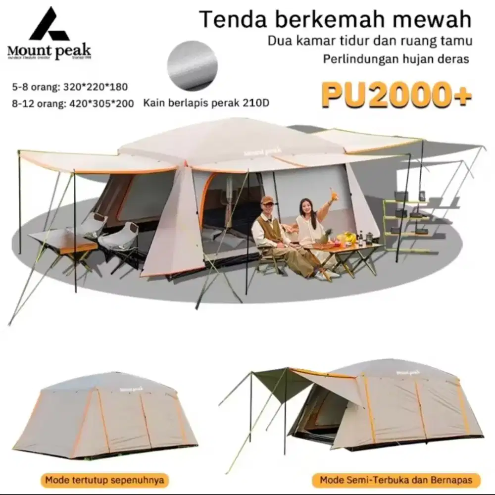 Cover Tenda Camping (310x200x180cm)