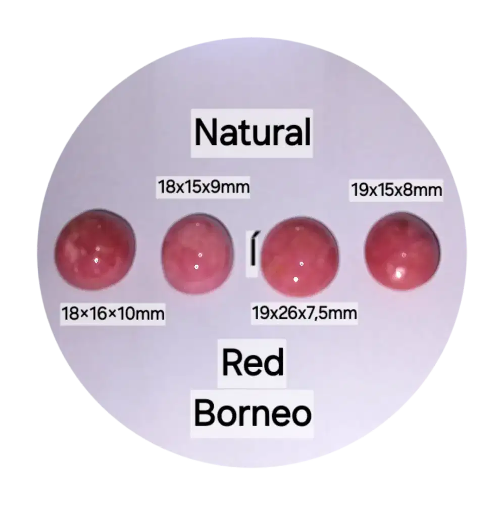 Natural Red Borneo ( Permata Cincin)
