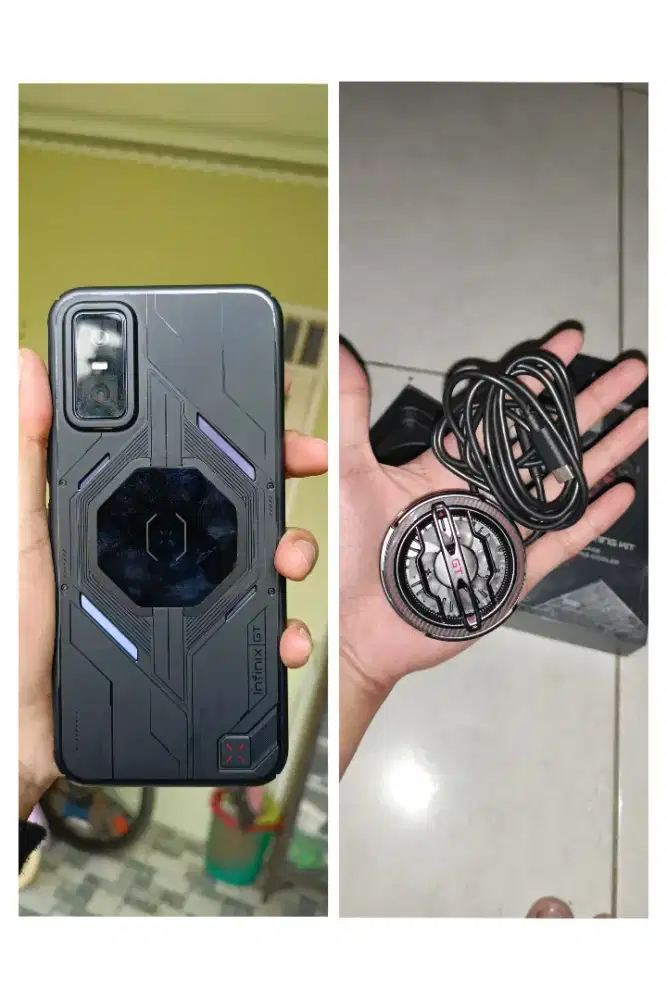 Wireless Charging + Cooler + Case Original Infinix GT 30 Pro