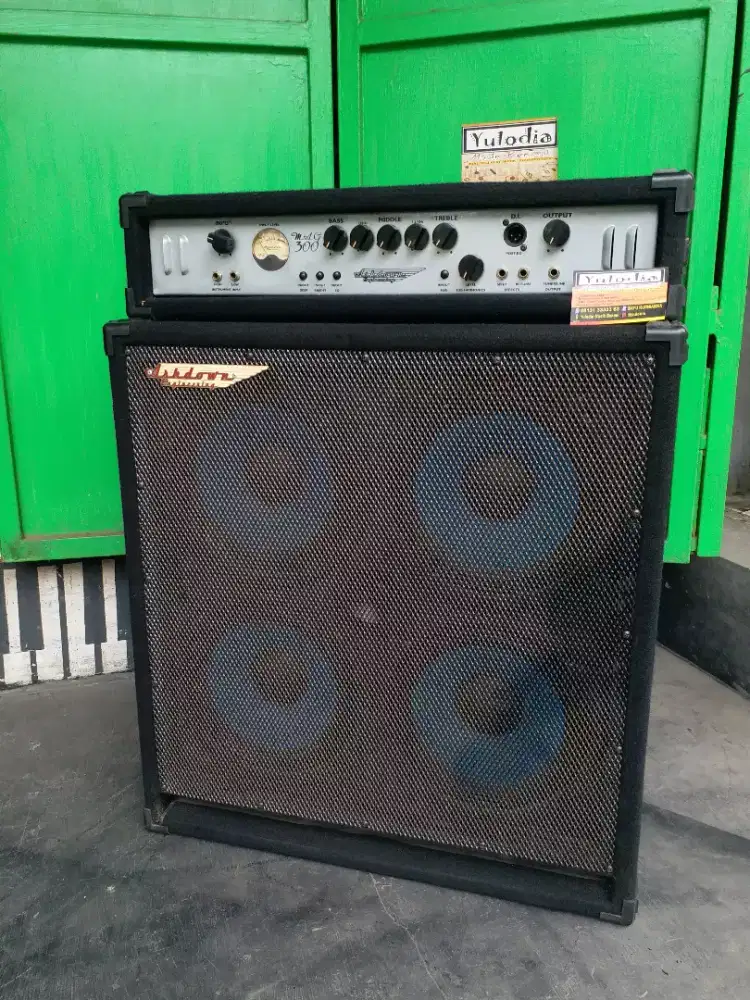 YULODIA BEKASI-ashdown mag300 made in England head cabinet mulus ori