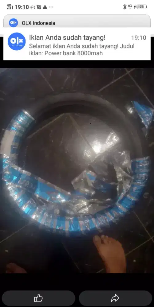 Ban belakang motor untuk bebek yamaha, supra, vega dll.