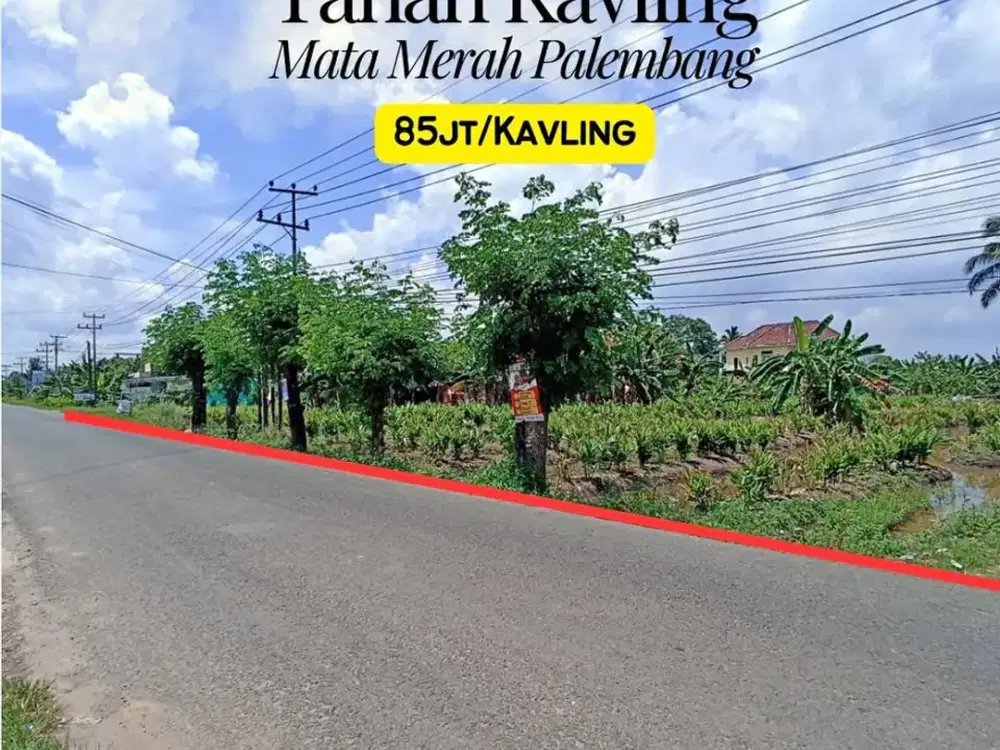 tanah murah masuk kota madya palembang jl taqwa mata merah