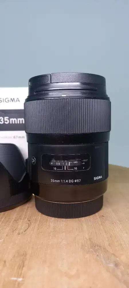Lensa sigma art 35mm for canon