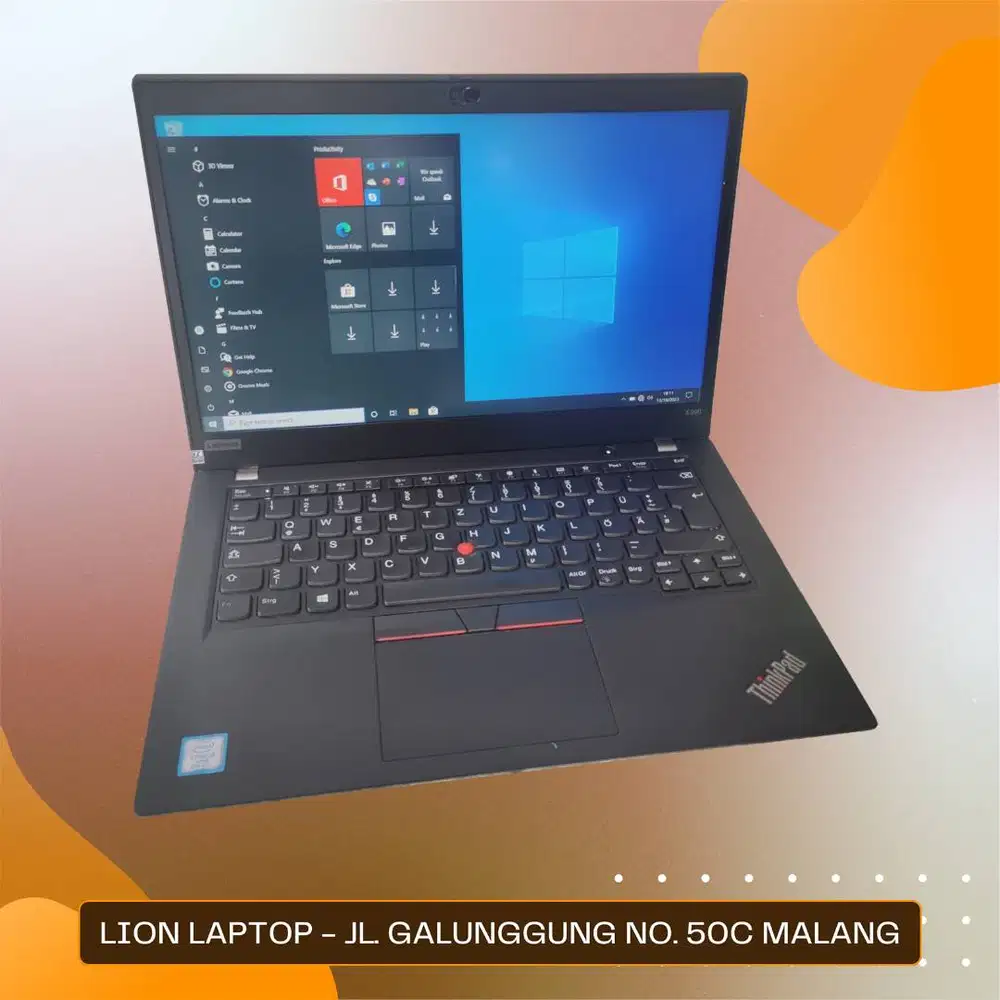 RAM 16GB SSD 256GB Core i5 Gen 8 Slim Lenovo Thinkpad X390 [15|01]