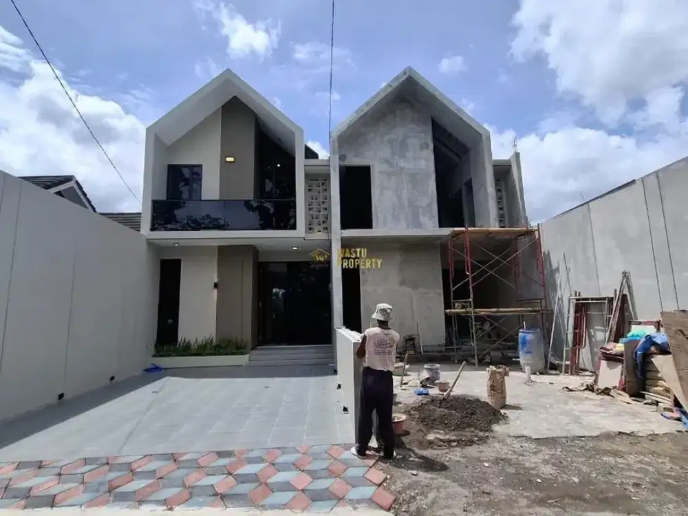 RUMAH DESAIN SCANDINAVIAN, FULL FURNISHED TIMUR MINOMARTANI