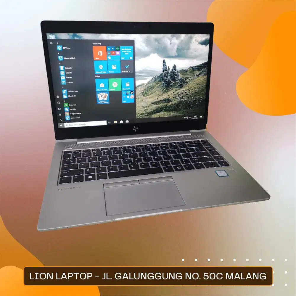 Core i5 Gen 8 RAM 8GB SSD 256GB HP Elitebook 840 G5 [15|01]