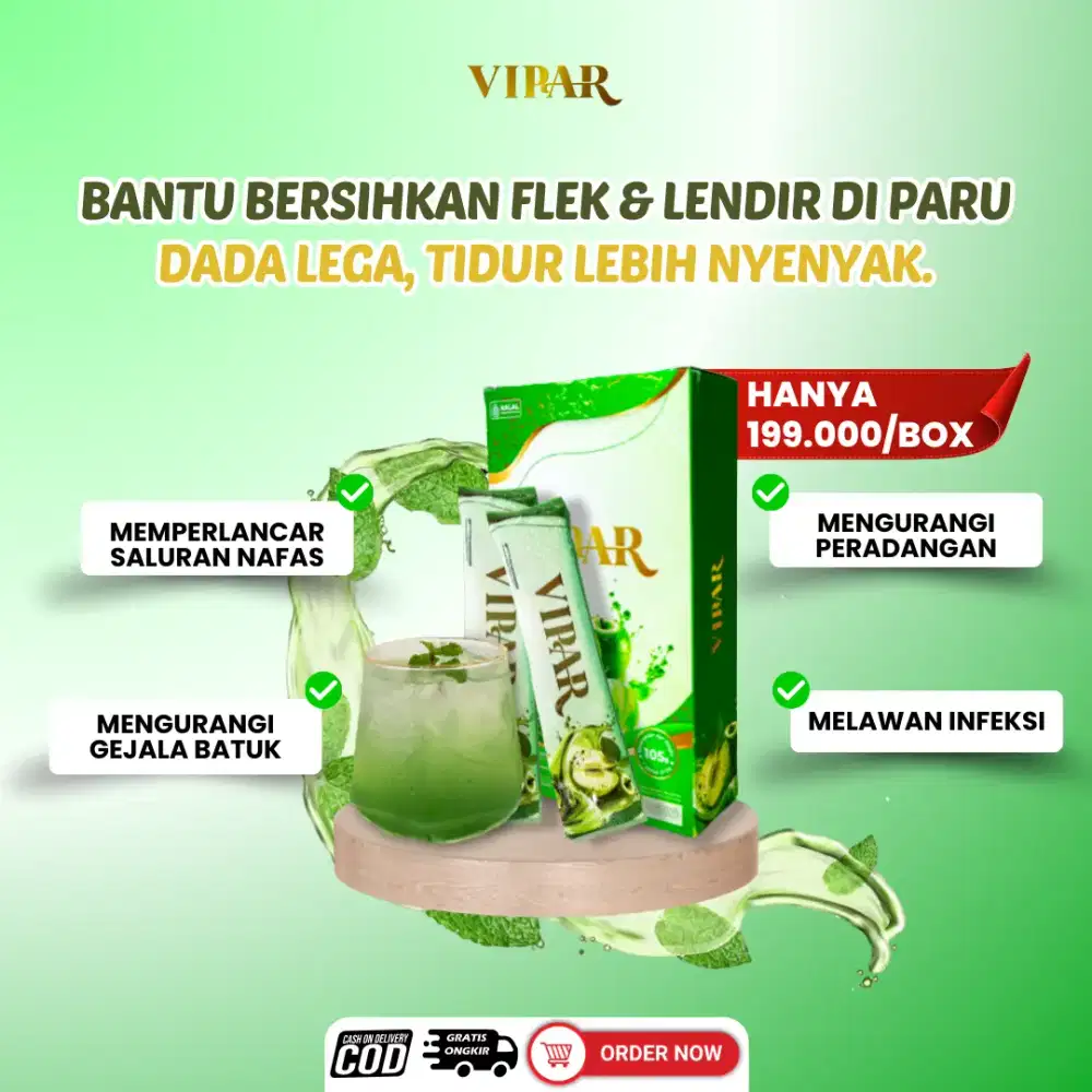 Vipar minuman herbal Membersihkan paru paru
