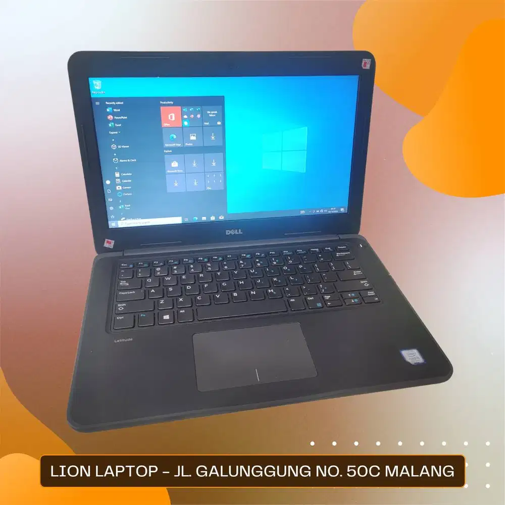 Core i5 Gen 7 Murah Mulus RAM 8GB SSD 256GB Dell Latitude 3380 [15|01]