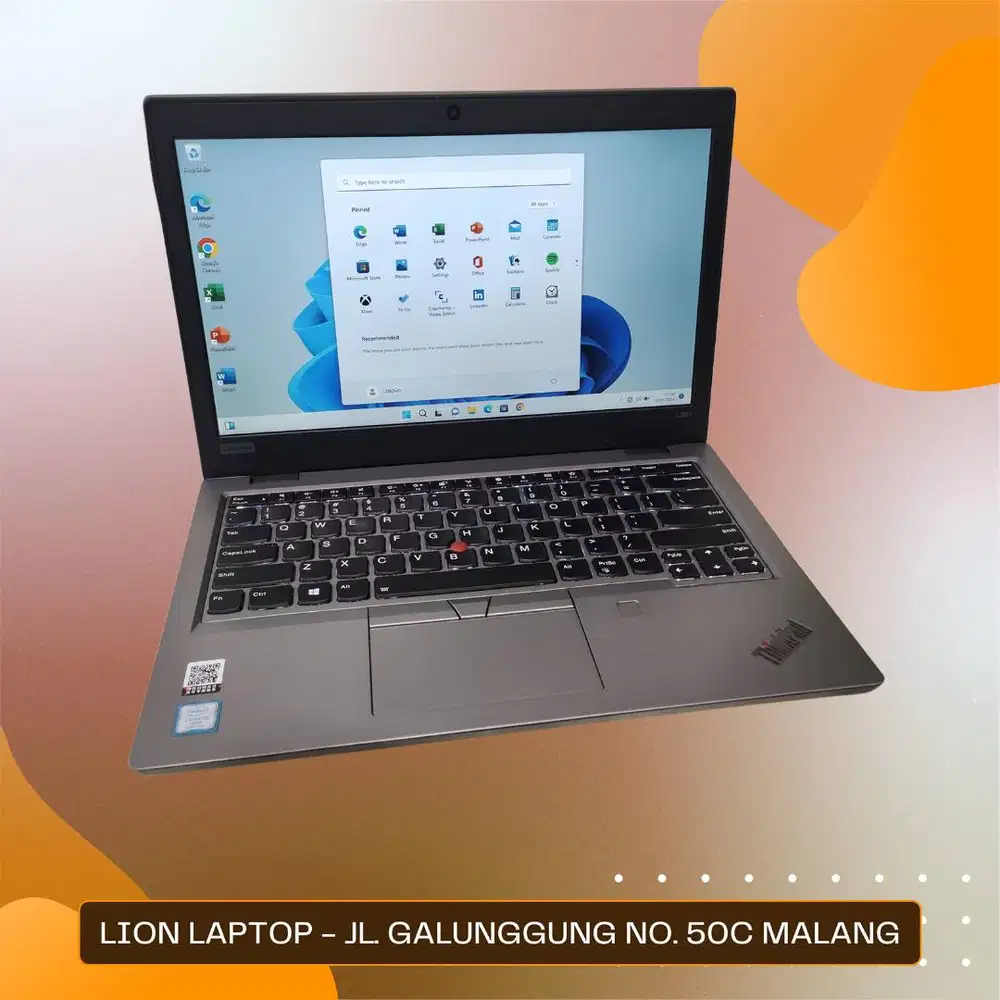 Core i5 Gen 8 RAM 8GB SSD 256GB Lenovo Thinkpad L390 [15|01]