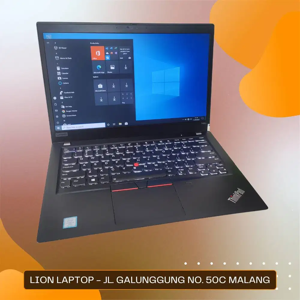 RAM 16GB SSD 512GB Core i5 Slim Lenovo Thinkpad T490s [15|01]