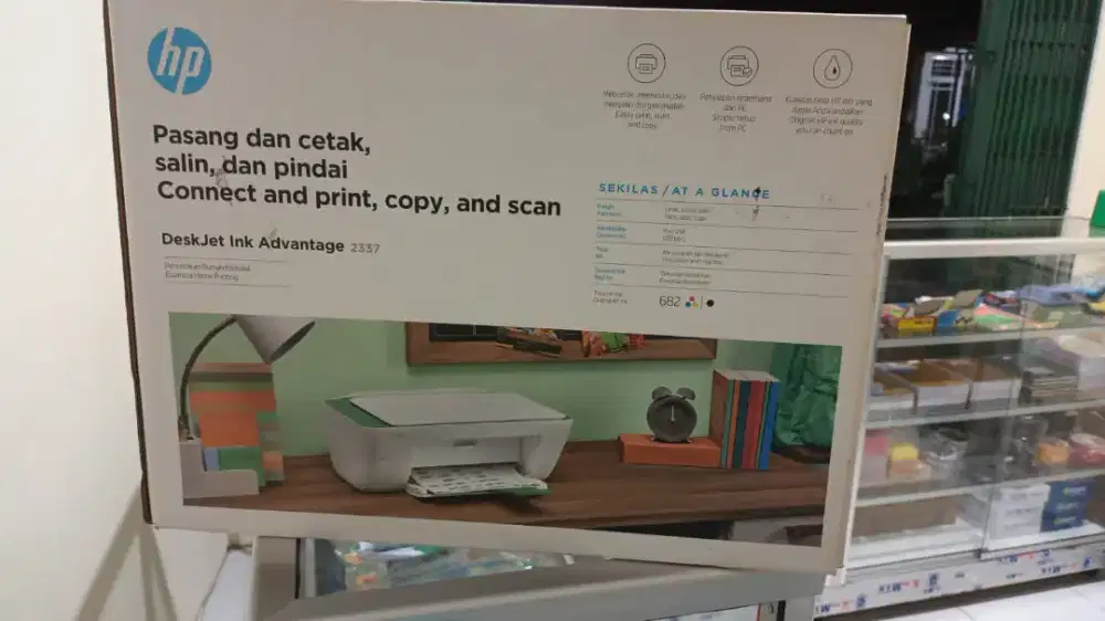 Dijual printer merek HP kondisi masih segel dan baru harga nego