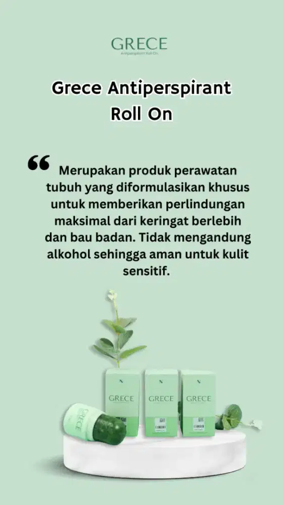 Grece roll on supaya tidak bau badan