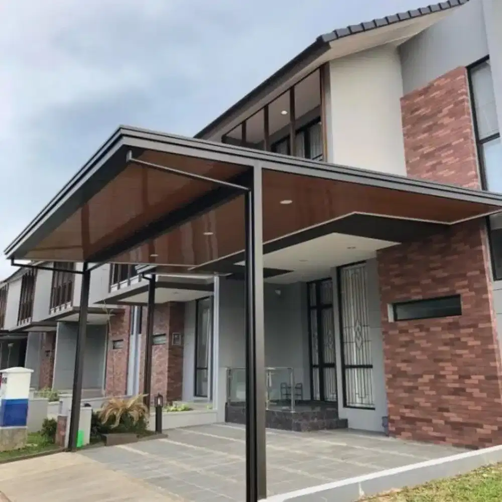 kanopi PVC atap alderon. cocok yang baru punya mobil