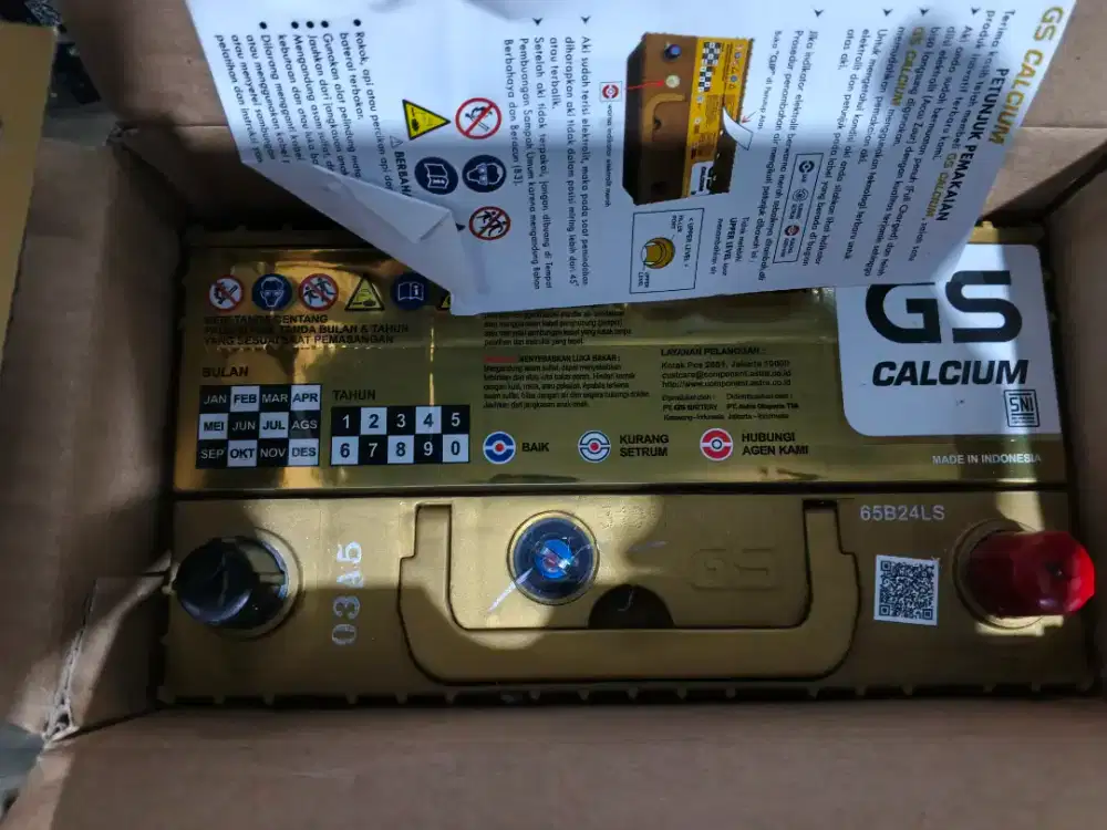 Aki GS ASTRA Calsium 65B24LS new