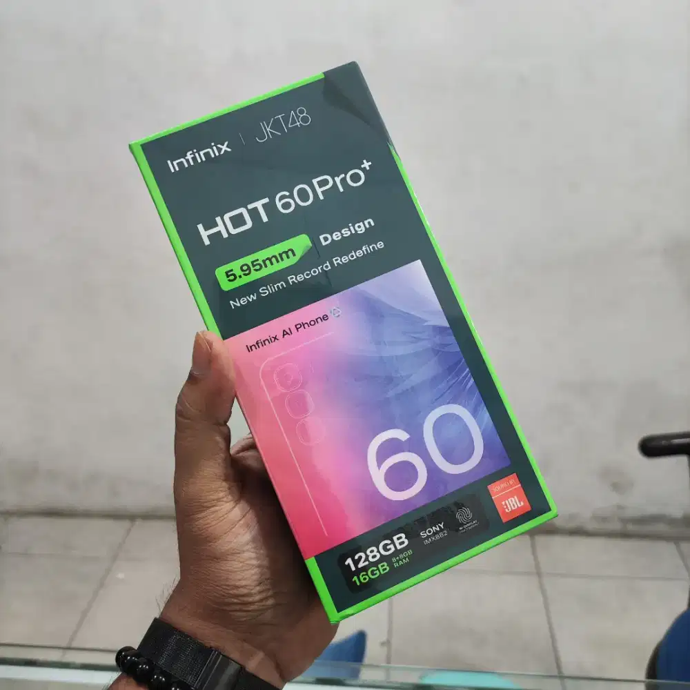 Infinix Hot 60 pro plus, 8/128Gb New, bisa TT