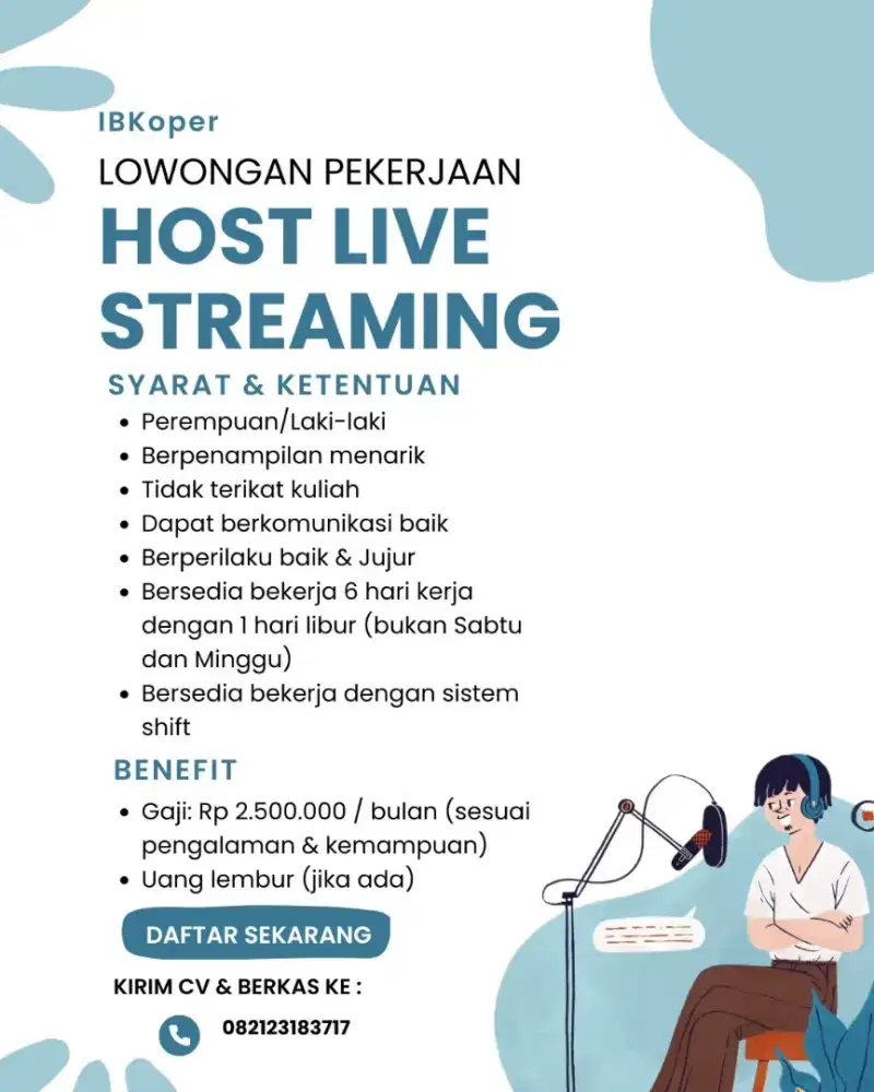 Host live streaming
